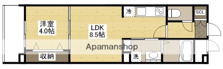 FLAX十日市の間取り