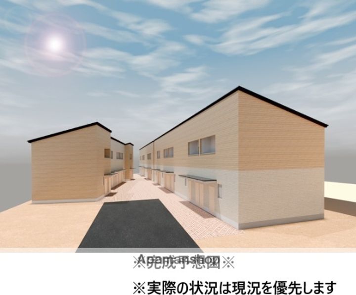 (仮)伴東三丁目AP B棟の外観