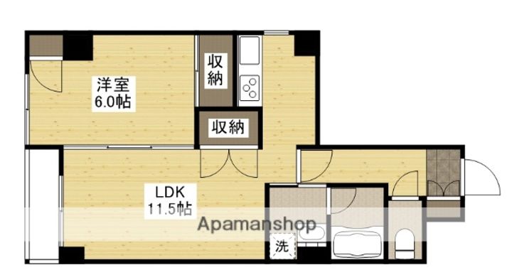 ベルソーレ松本の間取り