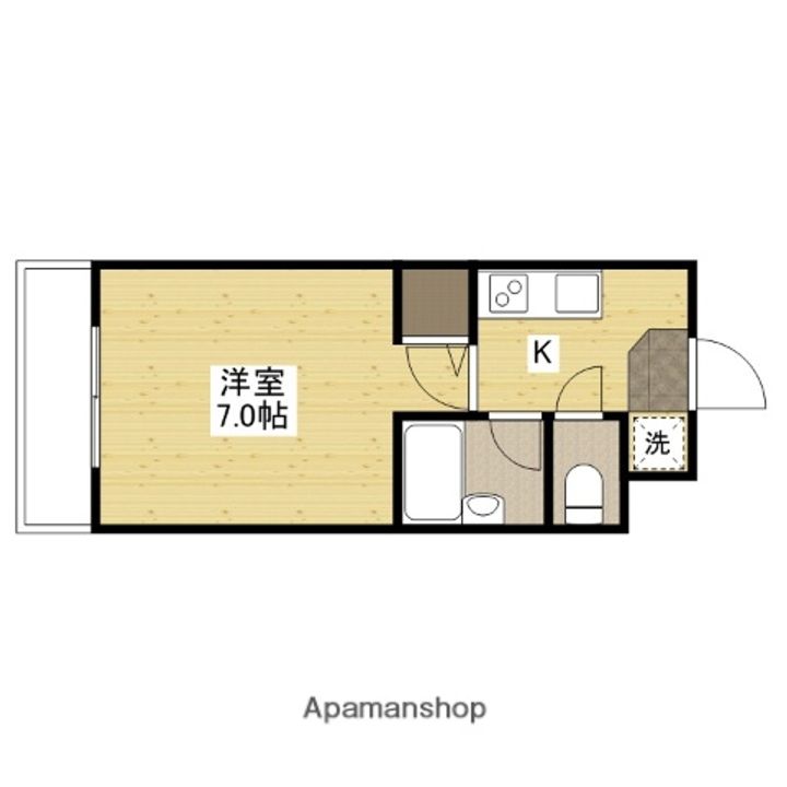 ラフィアン長楽寺の間取り