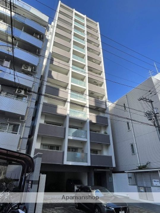 広島県広島市中区東白島町の賃貸マンションの外観