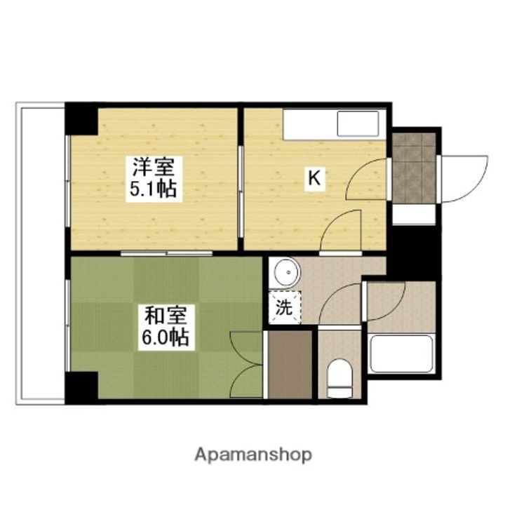 朝日プラザアムネット天満町905の間取り