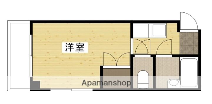 サンライズ矢賀Aの間取り