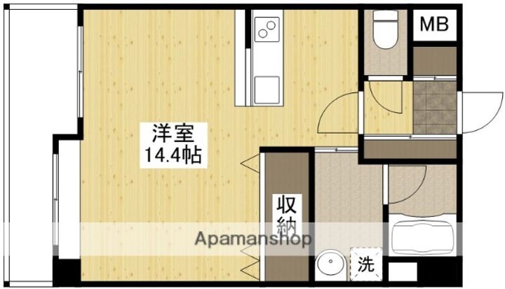 広島県広島市南区西霞町の賃貸マンション1002の間取り