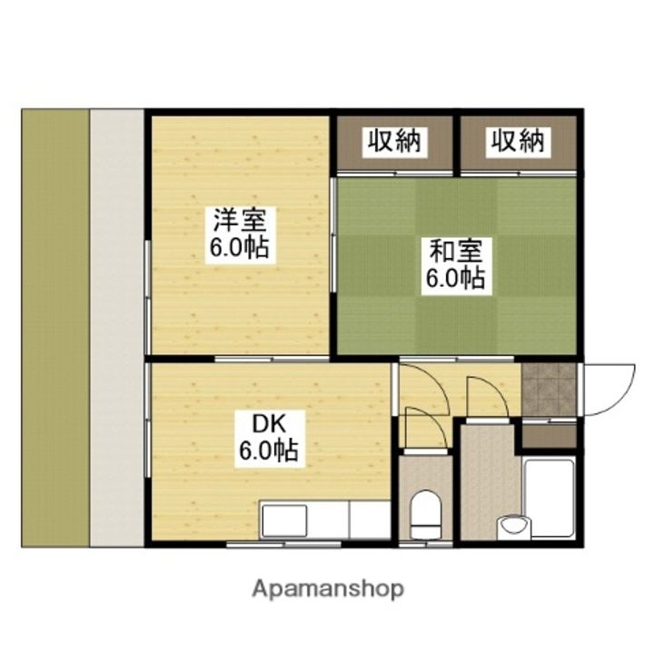 渡部コーポの間取り