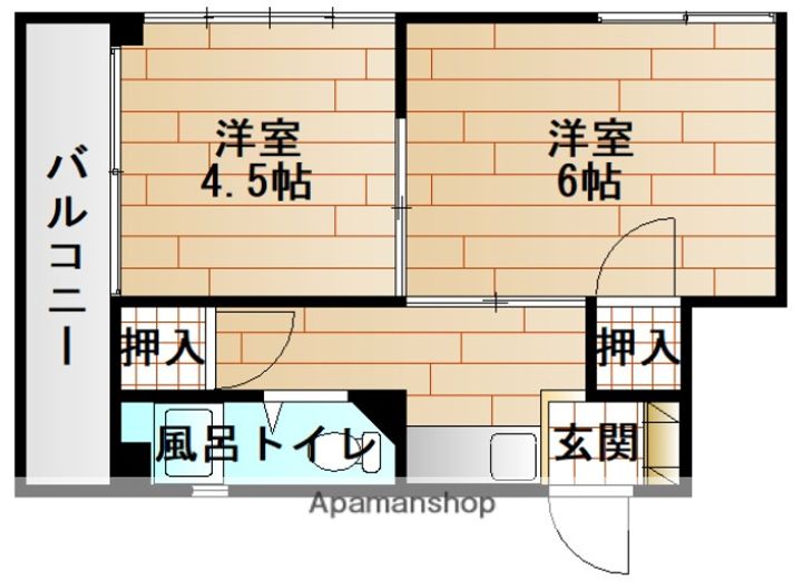 広島県広島市西区三篠町3丁目の賃貸マンションの間取り