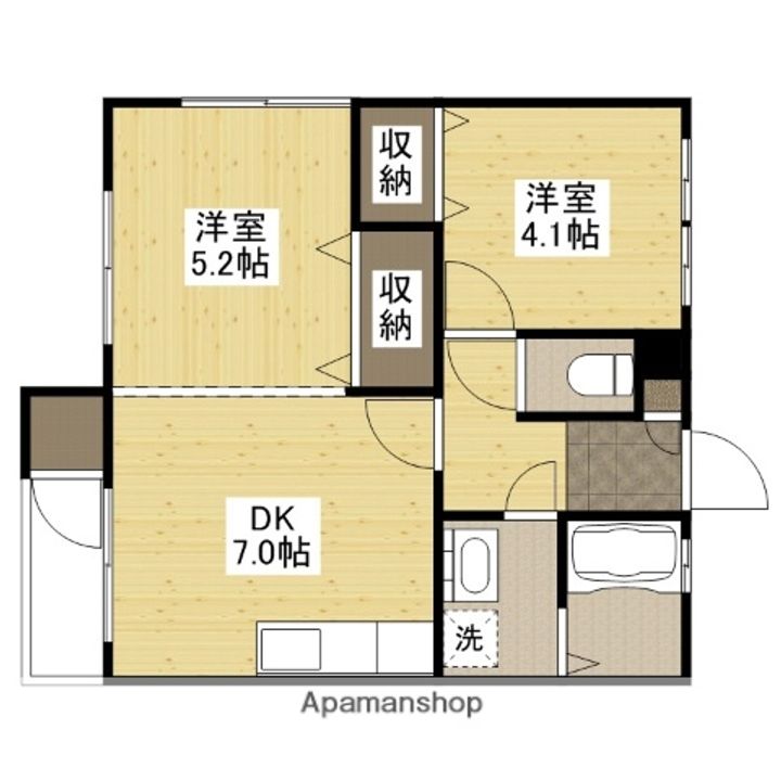 メゾンフレールの間取り