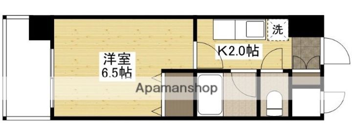 広島県広島市南区出島1丁目の賃貸マンションの間取り