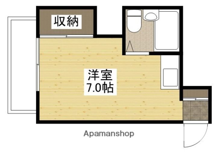 西原メゾン小谷の間取り