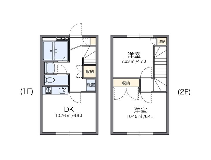 レオパレスYの間取り