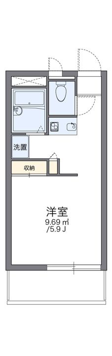 レオパレスFriendsIの間取り