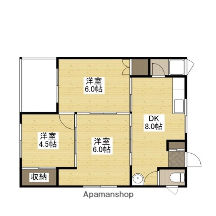 吉村建設ビルの間取り