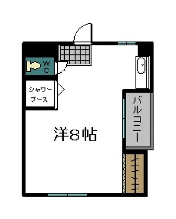 GRADO横川207号室の間取り