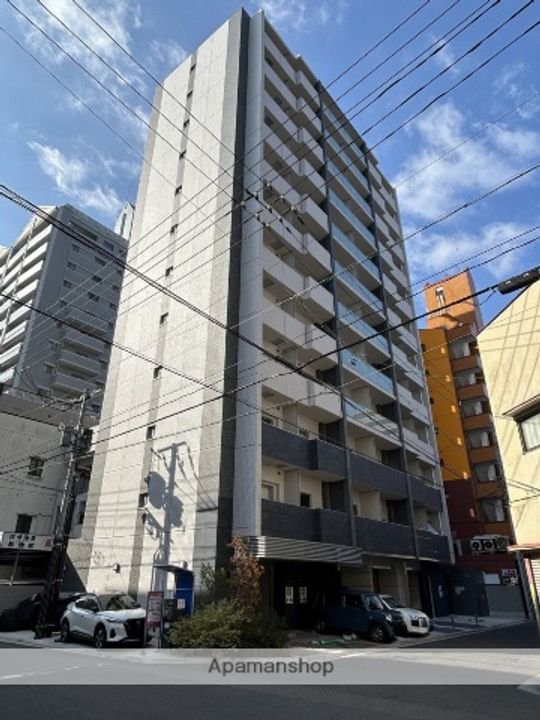 広島県広島市中区河原町の賃貸マンションの外観