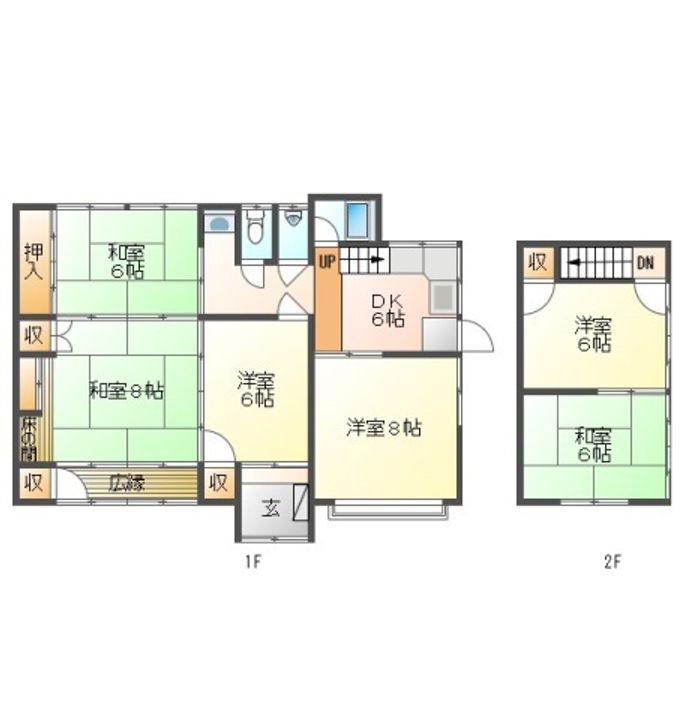 広島県広島市安佐北区白木町大字井原(一戸建)の賃貸物件の間取り