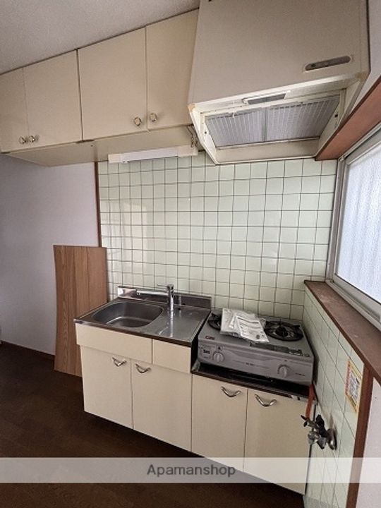 広島県広島市安佐南区大町東3丁目の賃貸アパート202のキッチン