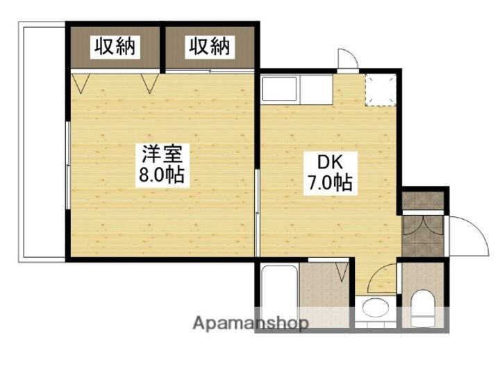 牛田南Lハイムの間取り