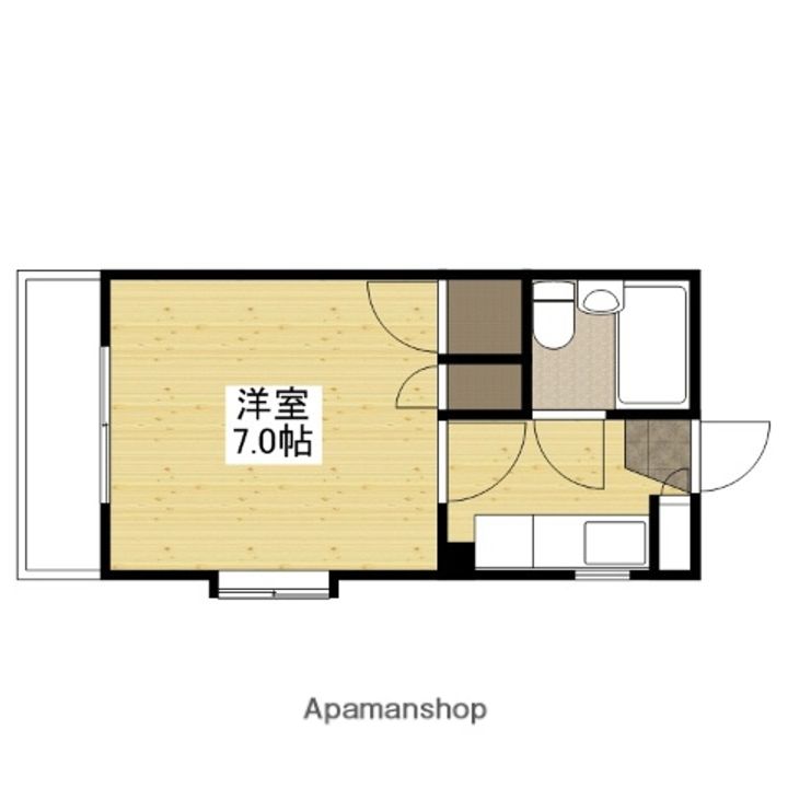 広島県広島市西区三篠北町の賃貸マンションの間取り