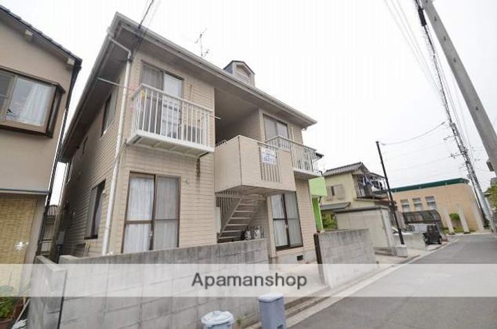 広島県広島市南区東霞町の賃貸アパートの外観