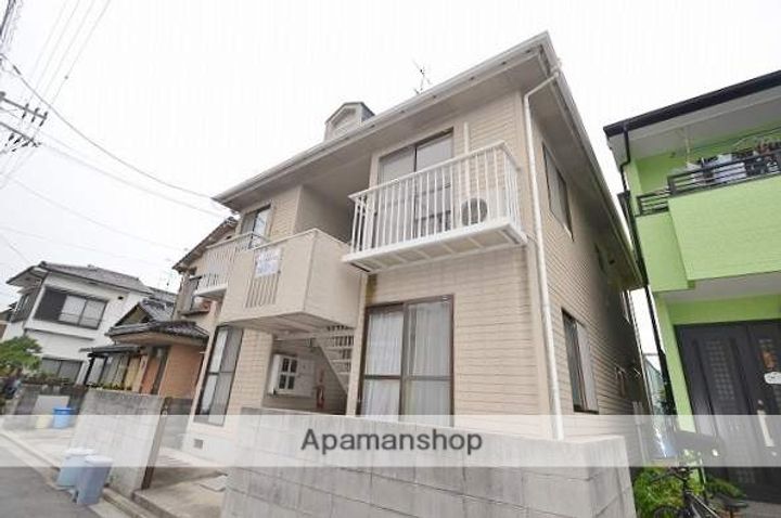 広島県広島市南区東霞町の賃貸アパートの外観