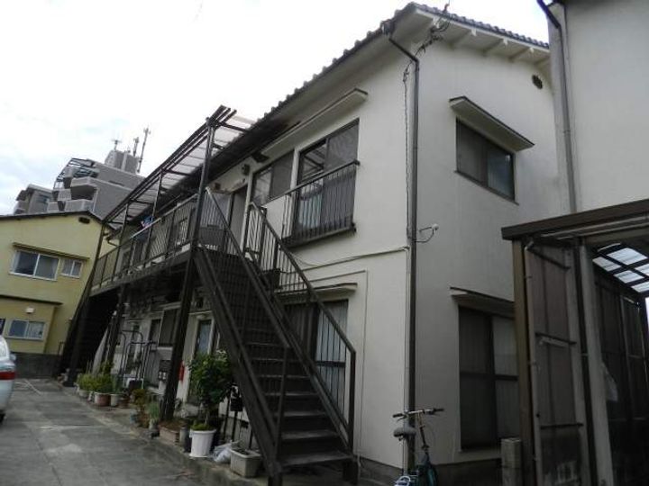 広島県広島市安佐北区口田南2丁目の賃貸アパートの外観