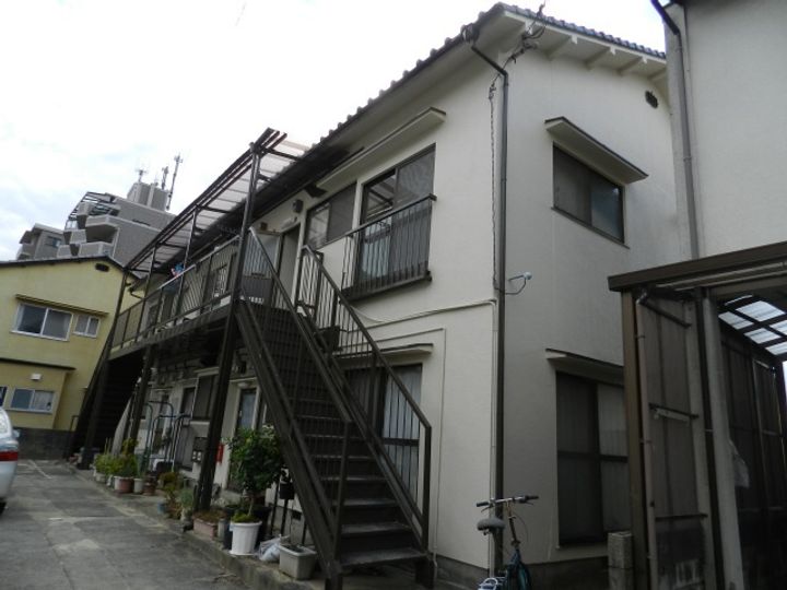 広島県広島市安佐北区口田南2丁目の賃貸アパートの外観