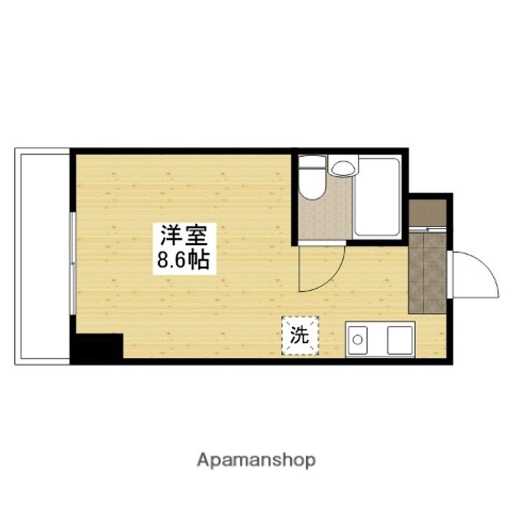 広島県広島市安佐南区祇園6丁目の賃貸マンションの間取り