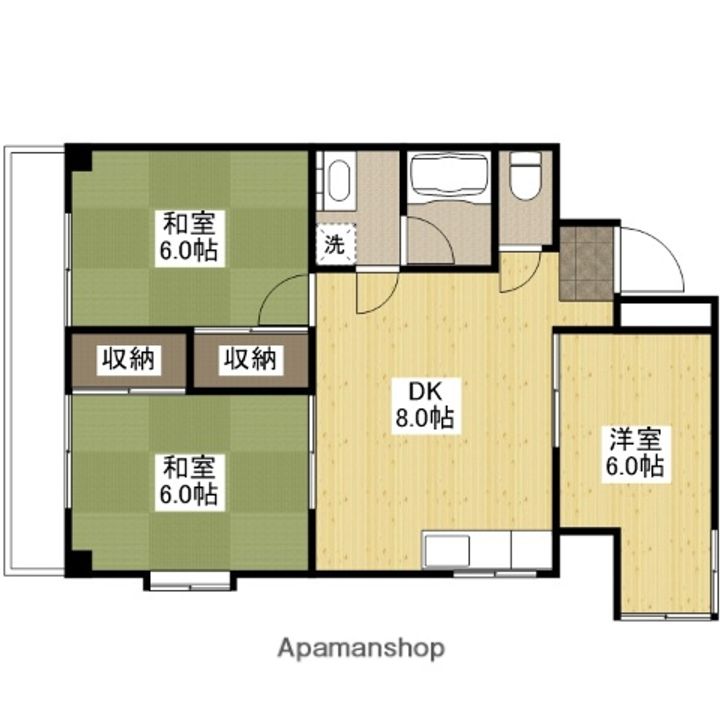 リバーサイド小島の間取り