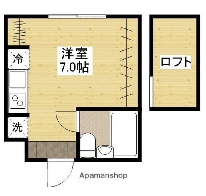 広島県広島市佐伯区美の里1丁目の賃貸マンションの間取り