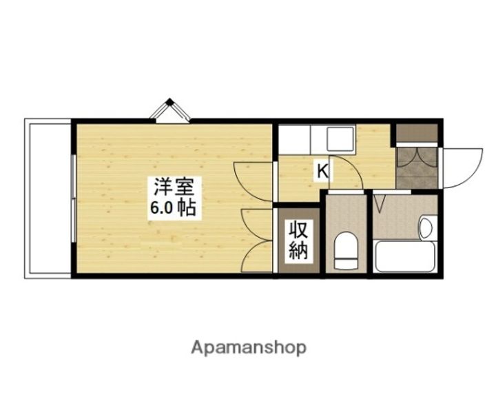 広島県広島市安佐北区可部南1丁目の賃貸マンションの間取り