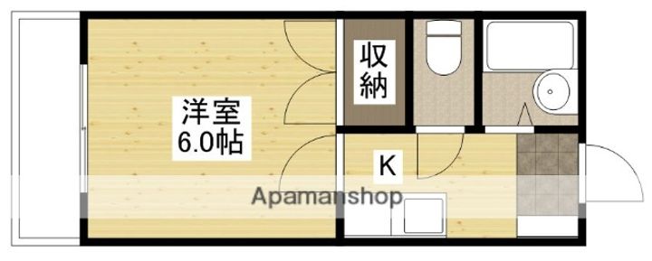 広島県広島市安佐北区可部南1丁目の賃貸マンションの間取り