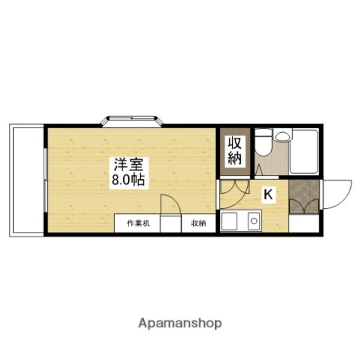 広島県広島市安佐南区中筋2丁目の賃貸マンションの間取り