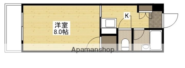 広島県広島市西区己斐上1丁目の賃貸マンションの間取り