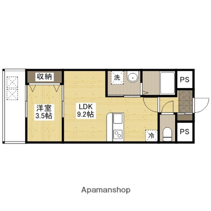 LION鶴見の間取り