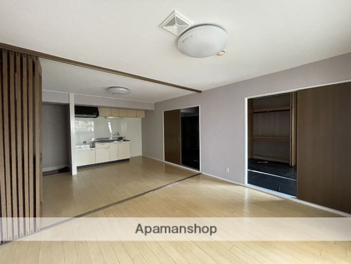 広島県広島市中区南竹屋町の賃貸マンションの居間