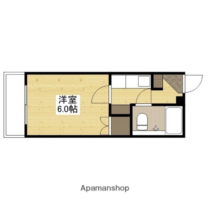 広島県広島市安佐南区長束3丁目の賃貸マンションの間取り