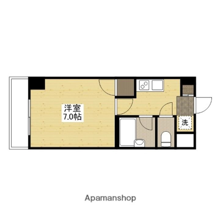 広島県広島市安佐南区西原4丁目の賃貸マンションの間取り