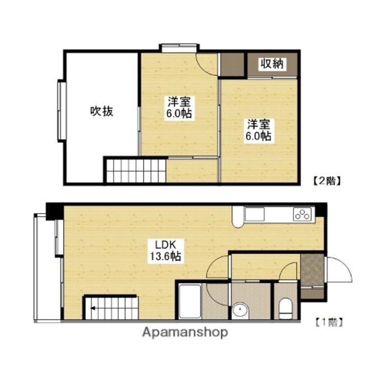 広島県広島市安佐南区古市1丁目の賃貸マンションの間取り