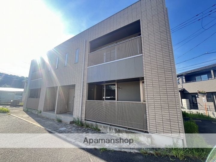 広島県広島市安佐北区口田南6丁目の賃貸アパートの外観