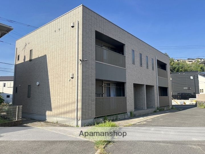 広島県広島市安佐北区口田南6丁目の賃貸アパートの外観