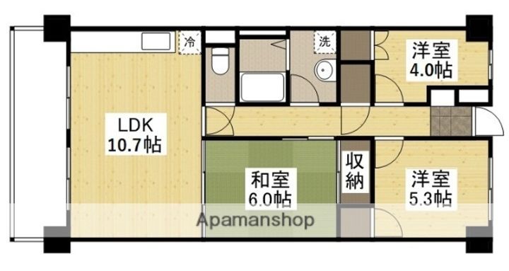 鶴見ハイタウンの間取り