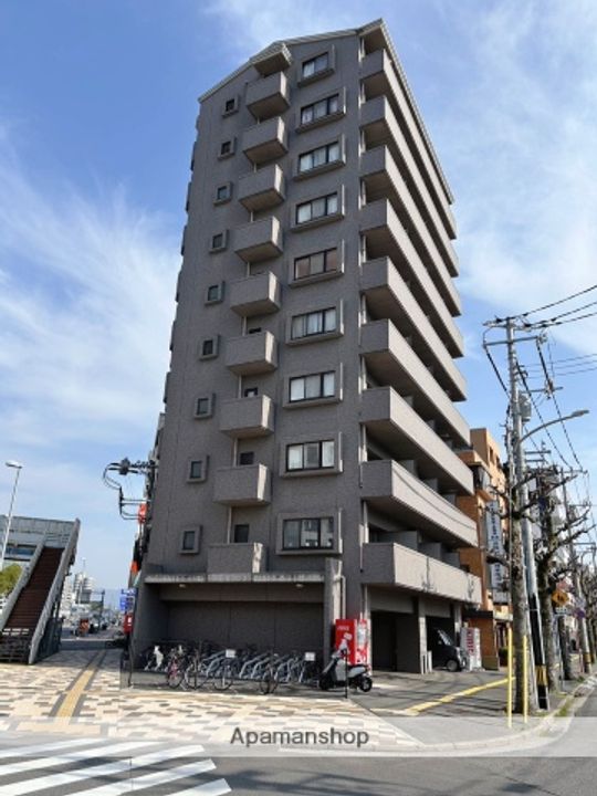 広島県広島市中区南竹屋町の賃貸マンションの外観