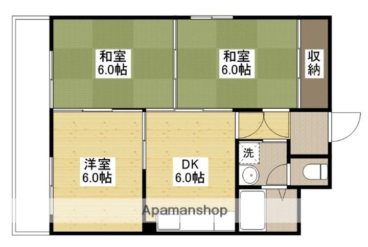 ハイネス横川の間取り