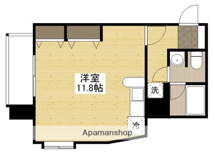 広島県広島市西区観音本町1丁目の賃貸マンションの間取り