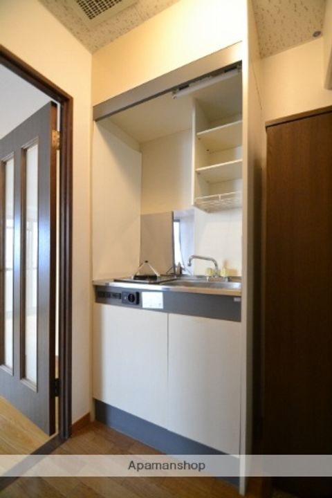 広島県広島市中区舟入本町の賃貸マンション201のキッチン