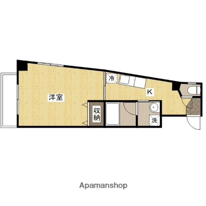 広島県広島市西区己斐本町2丁目の賃貸マンションの間取り