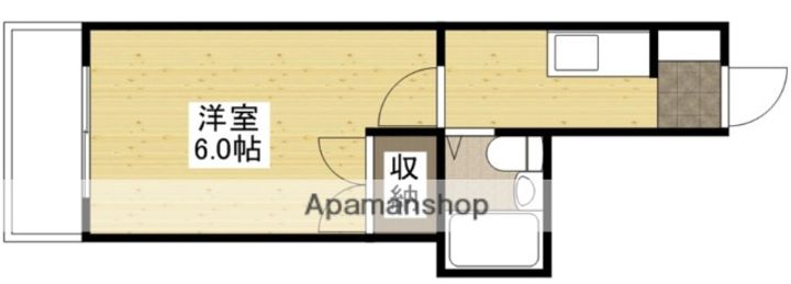 広島県広島市南区東雲1丁目の賃貸マンションの間取り