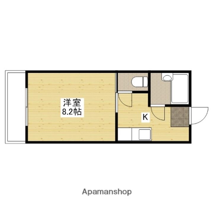 広島県広島市安佐北区可部南4丁目の賃貸マンションの間取り