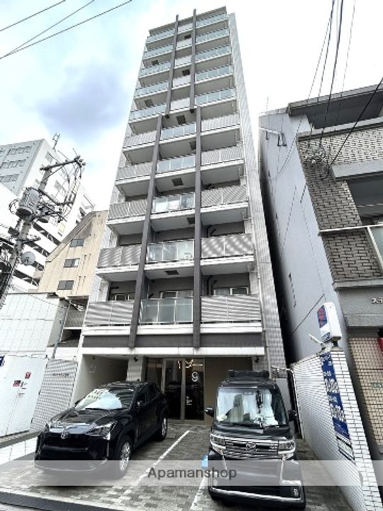 広島県広島市中区三川町の賃貸マンションの外観