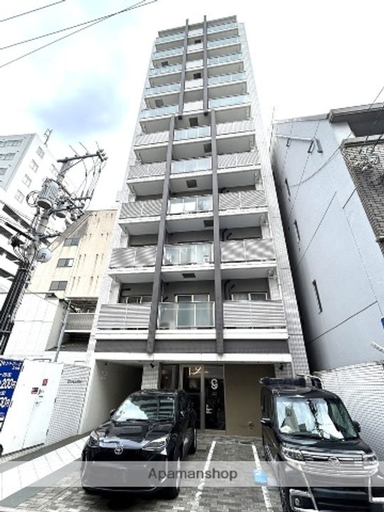 広島県広島市中区三川町の賃貸マンションの外観